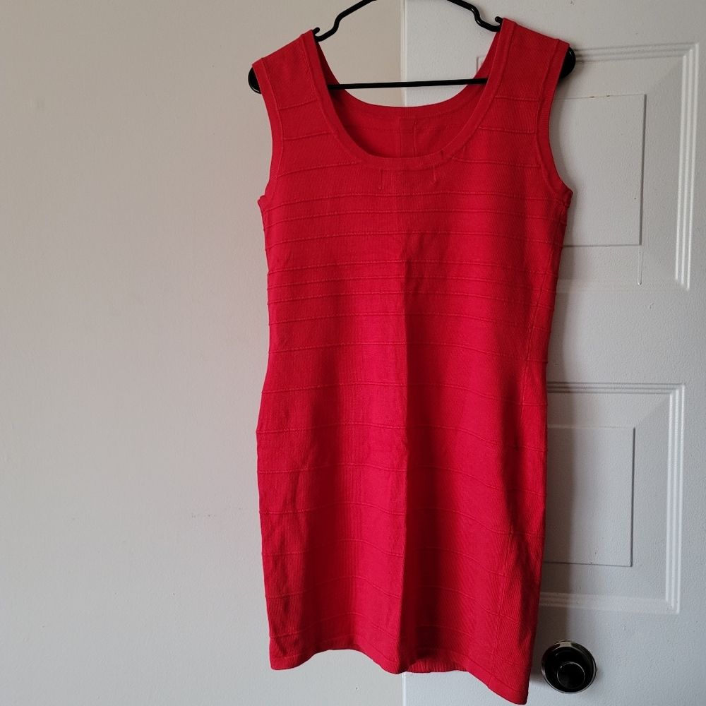 Red Fitted Dress Kardashian Kollection